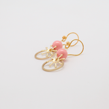 alia earrings coral