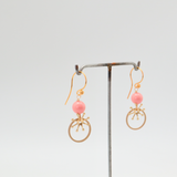 alia earrings coral