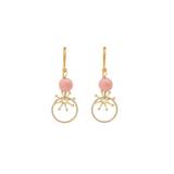 alia earrings coral