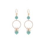 akira earrings turquoise