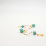 akira earrings turquoise