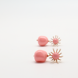 ambra earrings coral