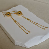 double chain earrings