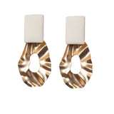georgia earrings white