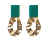 georgia earrings teal