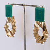 georgia earrings teal