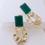georgia earrings teal