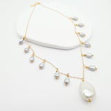 demi necklace silver