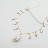 demi necklace silver
