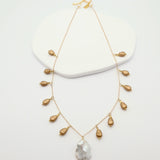 demi necklace gold