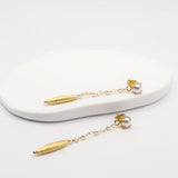 chain line earrings