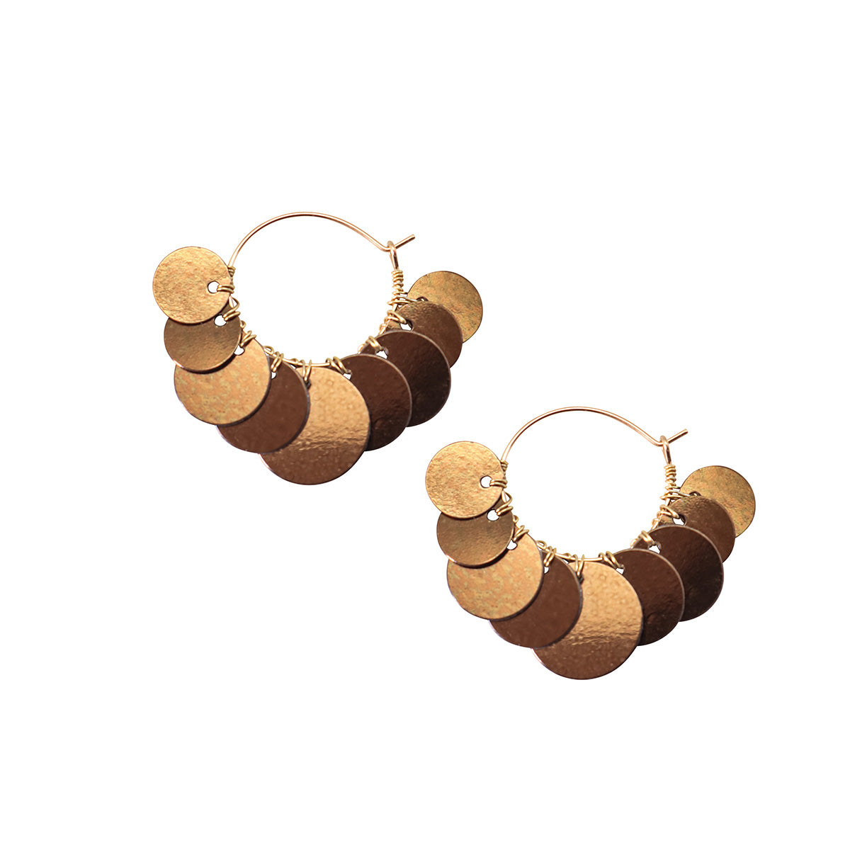 sasha earrings bronze no