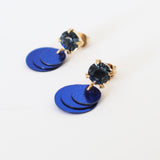 sia earrings cobalt