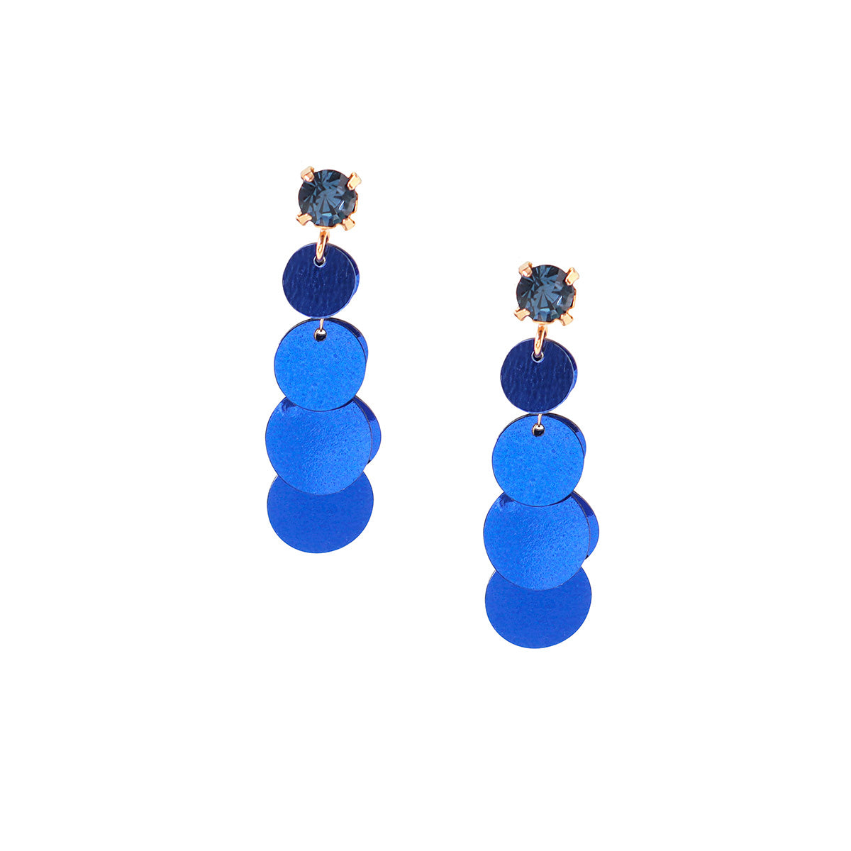 sofie earrings cobalt