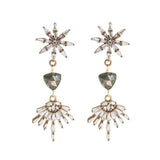 rhinestone statement earrings