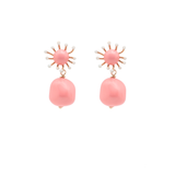 ambra earrings coral