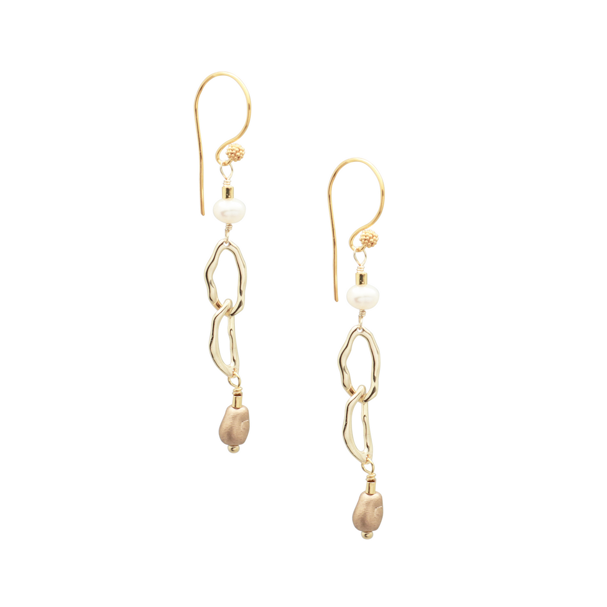debbi earrings gold