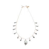 demi necklace silver