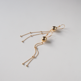 double chain earrings