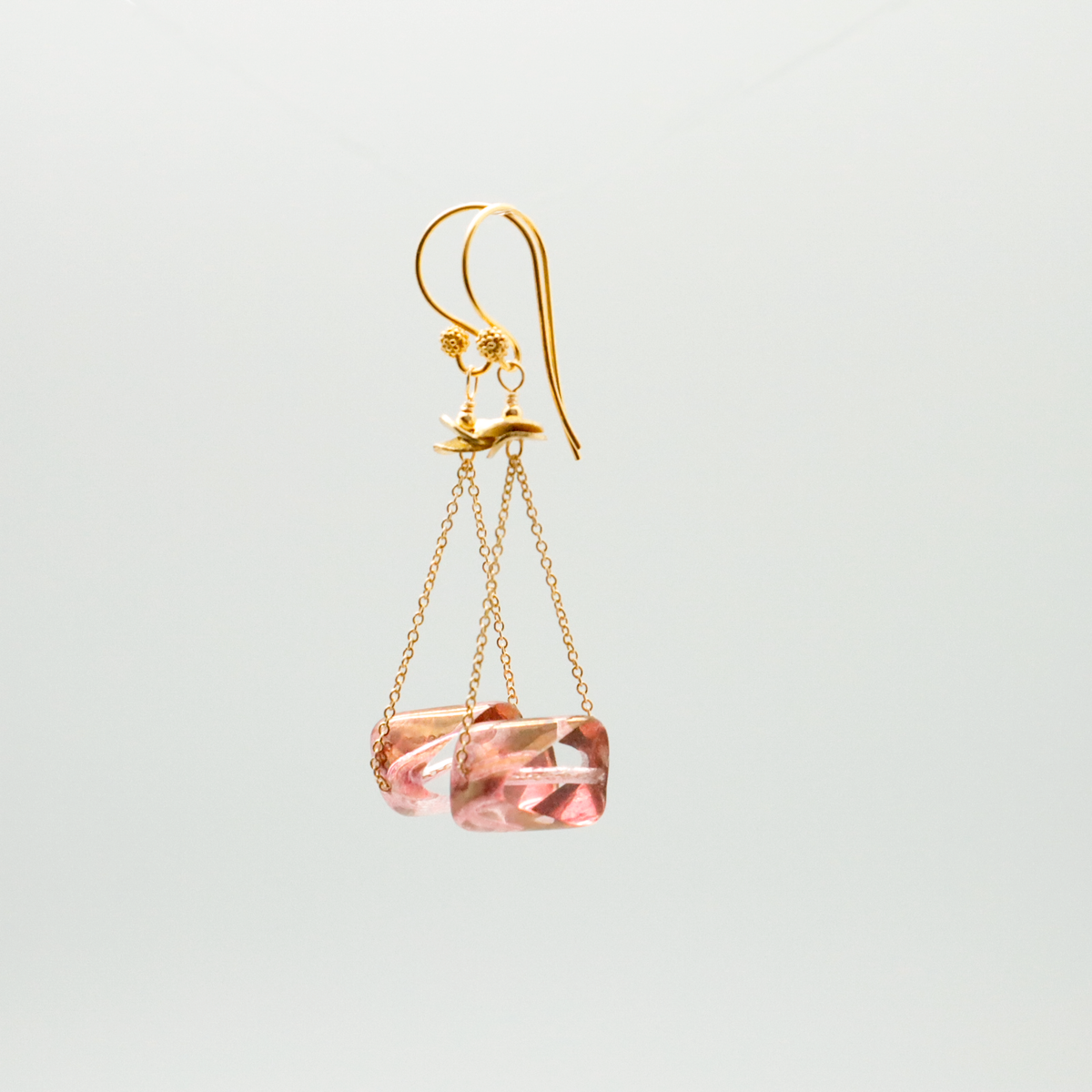 chloe earrings rose