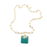 gisele necklace teal