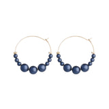 pearl beaded hoops