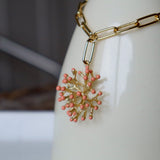 gaia necklace coral