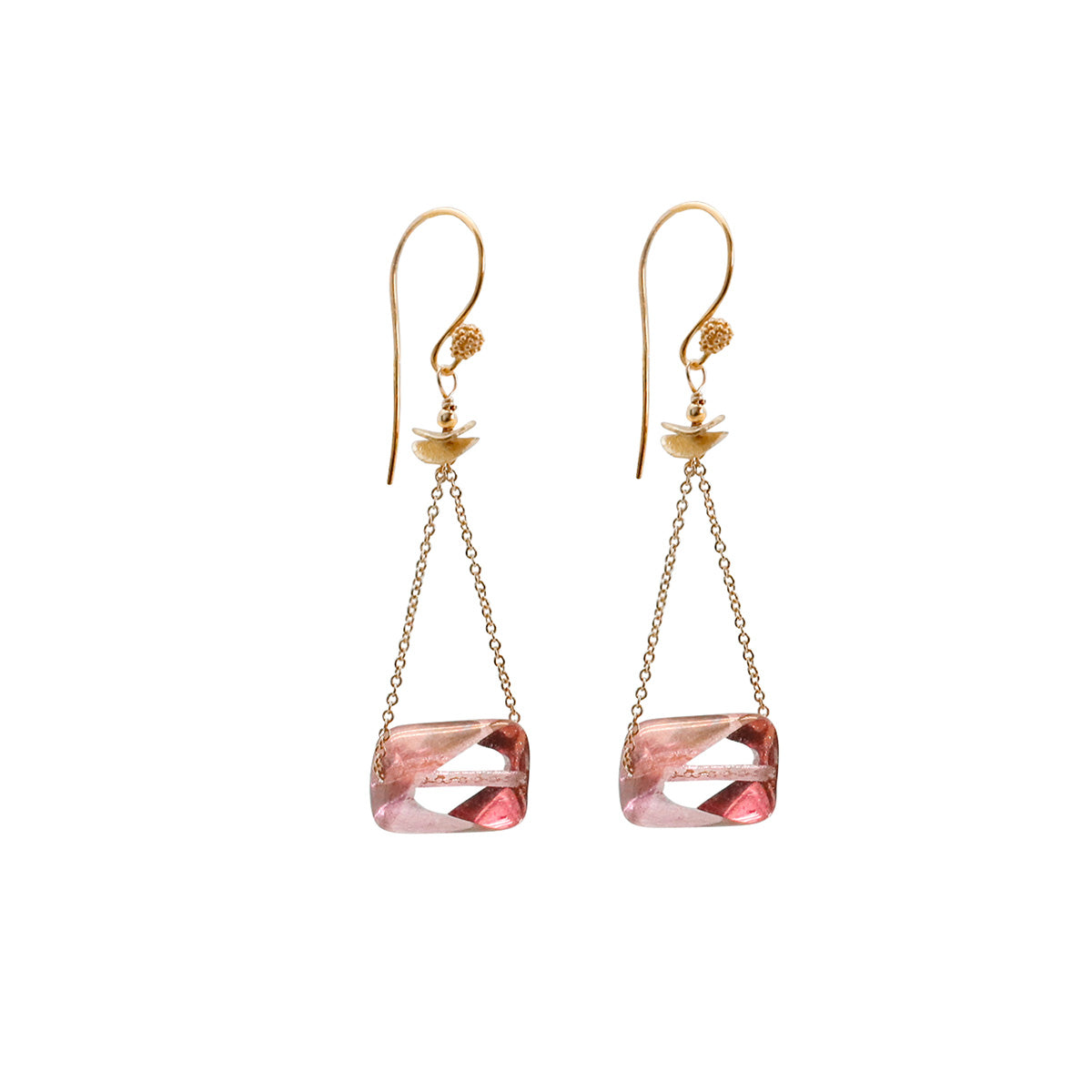 chloe earrings rose