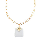gisele necklace white