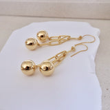 ball + chain earrings