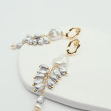donna earrings silver