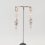 donna earrings silver