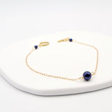 single pearl bracelet midnight