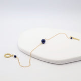 single pearl bracelet midnight