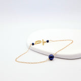 single pearl bracelet midnight