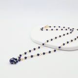 beaded pearl chain