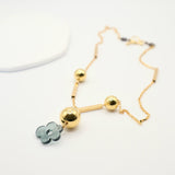 lexi necklace smokey green