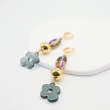 lexi earrings smokey green