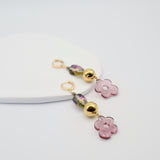 lexi earrings blush pink