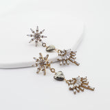 rhinestone statement earrings