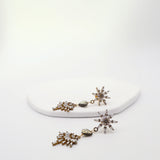rhinestone statement earrings
