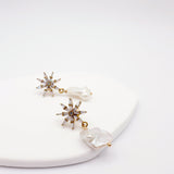 star pearl studs