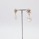 star pearl studs