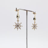 star drop earrings