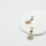 star drop earrings