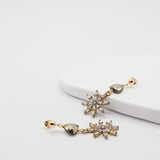 star drop earrings
