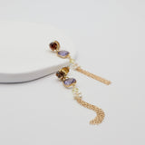 jean earrings tanzanite