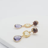 josie earrings tanzanite