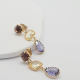 josie earrings tanzanite