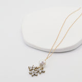 rhinestone pearl necklaces